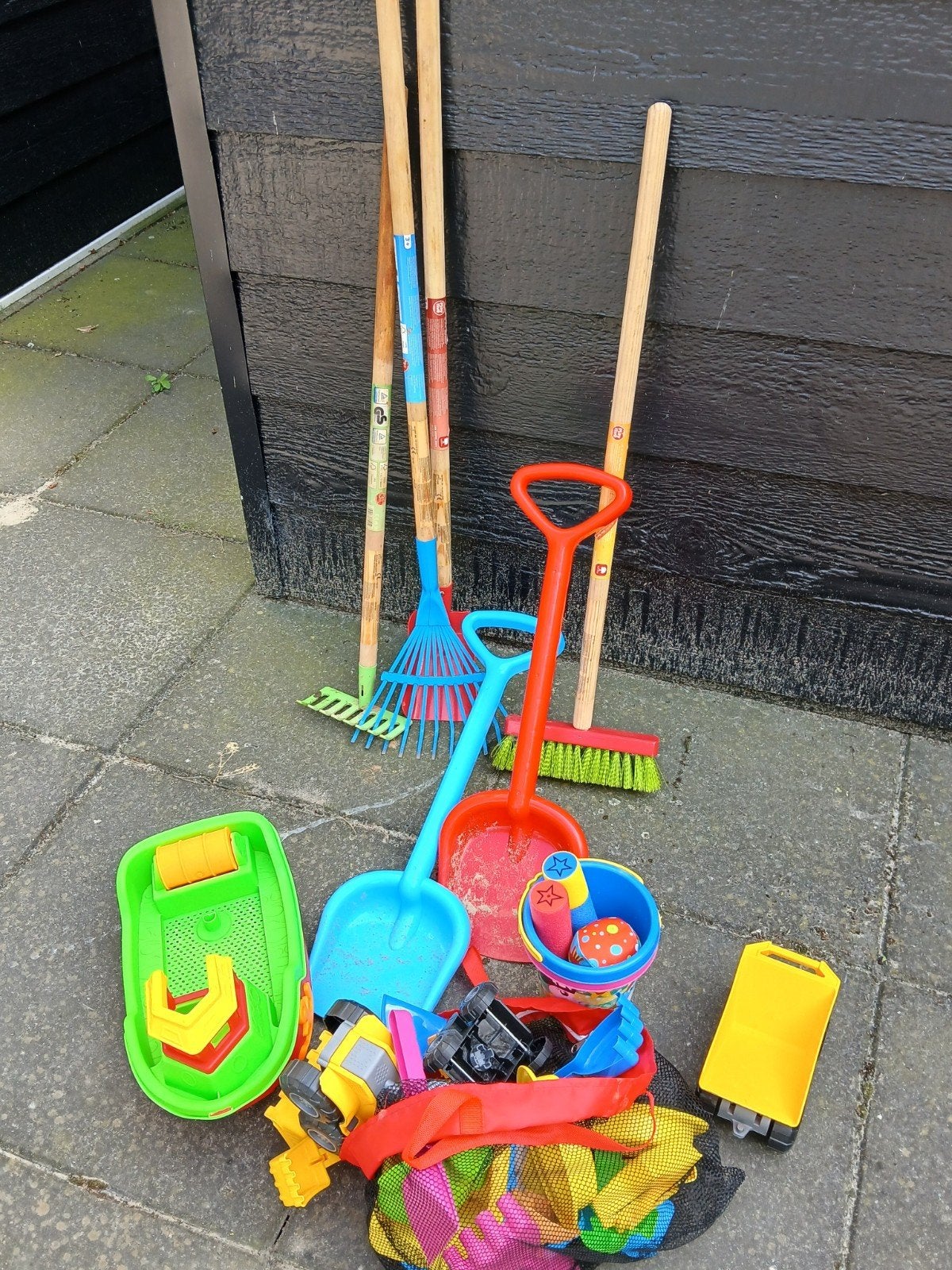 Grote set strand- en tuinspeelgoed voor kinderen, Ophalen of Verzenden, Gebruikt
