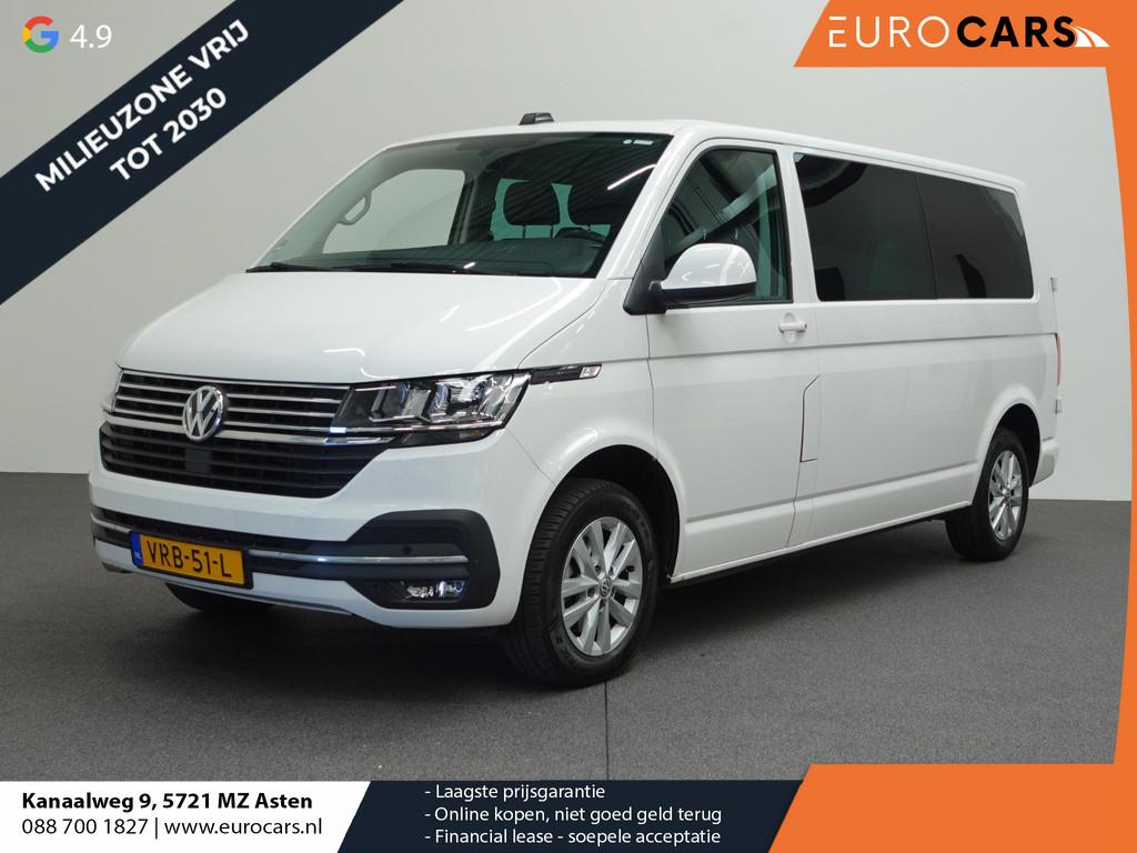 Volkswagen Transporter 150pk Automaat L2 Dubbele Cabine Bull, Auto's, Stof, Gebruikt, 4 cilinders, 150 pk