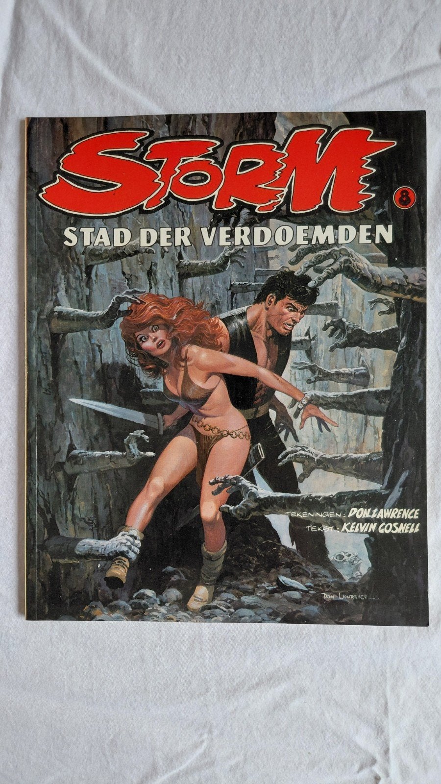 Storm 8: Stad der Verdoemden - Don Lawrence, Kelvin Gosnell, Gelezen, Eén stripboek, Ophalen of Verzenden, Don Lawrence, Kevin Gosnell