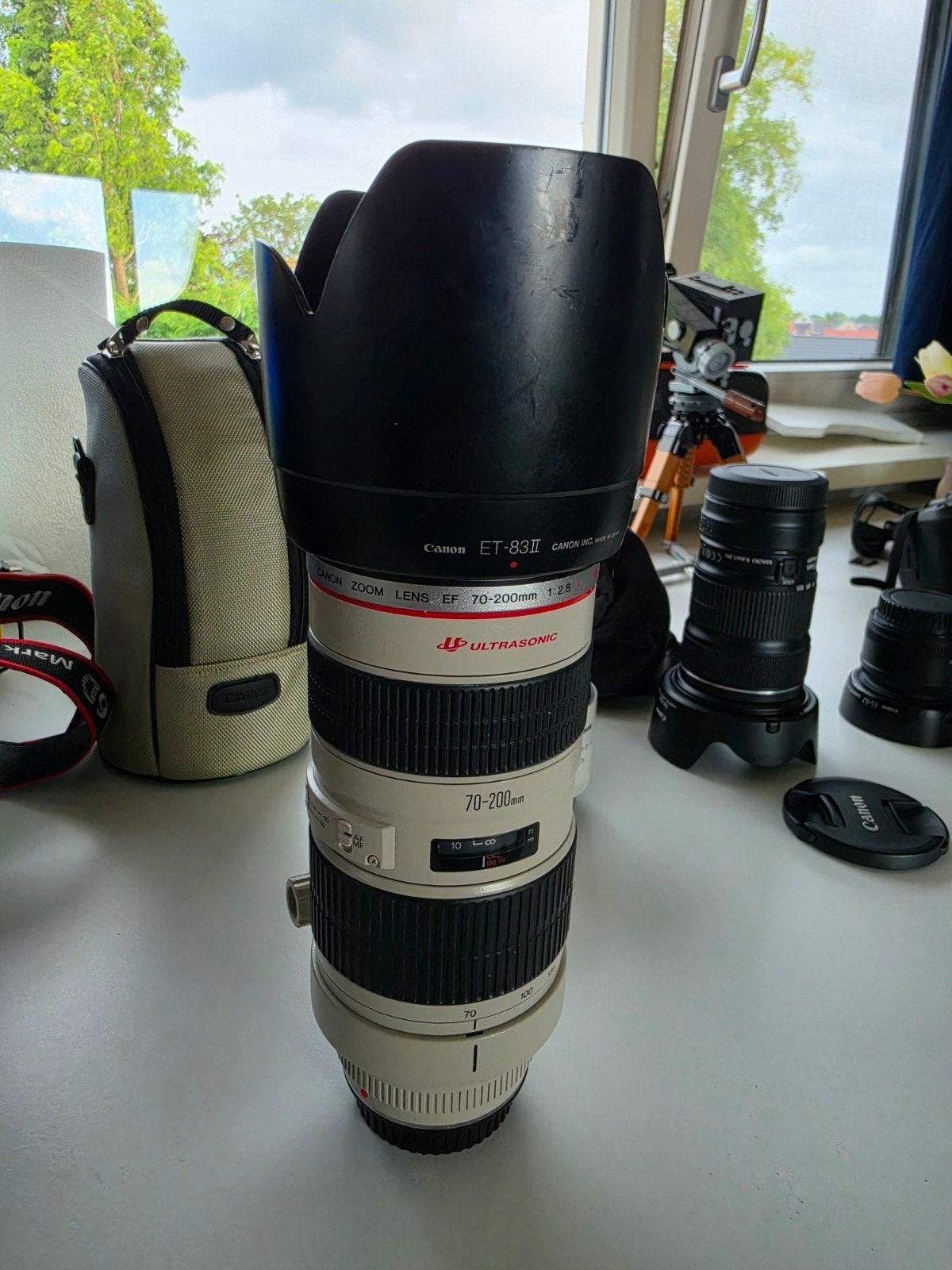 Canon EF 70-200mm F2.8 USM L lens, Audio, Tv en Foto, Fotografie | Lenzen en Objectieven, Ophalen, Zo goed als nieuw, Telelens