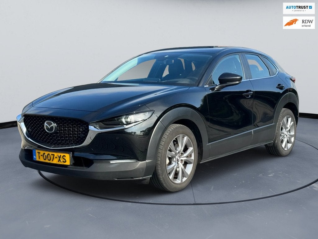 Mazda CX-30 2.0 e-SkyActiv-G M Hybrid Luxury|Leer|Stoelstuu, Auto's, Mazda, Bedrijf, Te koop, CX-30, ABS, Achteruitrijcamera, Adaptive Cruise Control