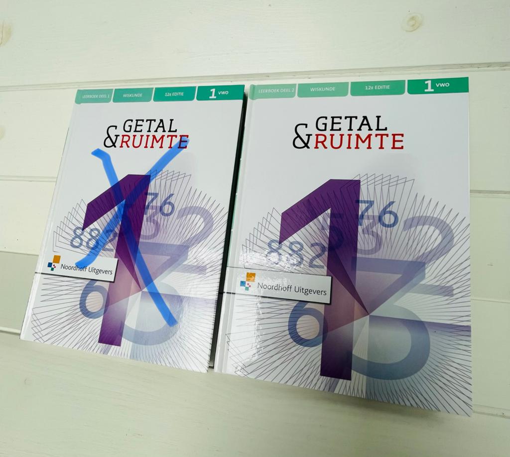 Getal & Ruimte Wiskunde 1 VWO, 12e editie, deel 2, Boeken, Schoolboeken, Ophalen of Verzenden, Zo goed als nieuw, VWO, Wiskunde B