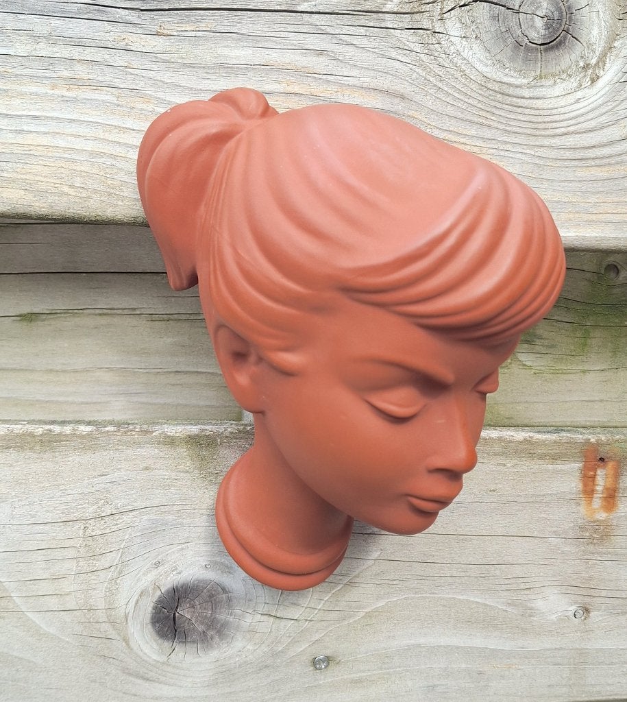 Prachtig vintage Jema terracotta wandmasker., Ophalen of Verzenden, Huis en Inrichting