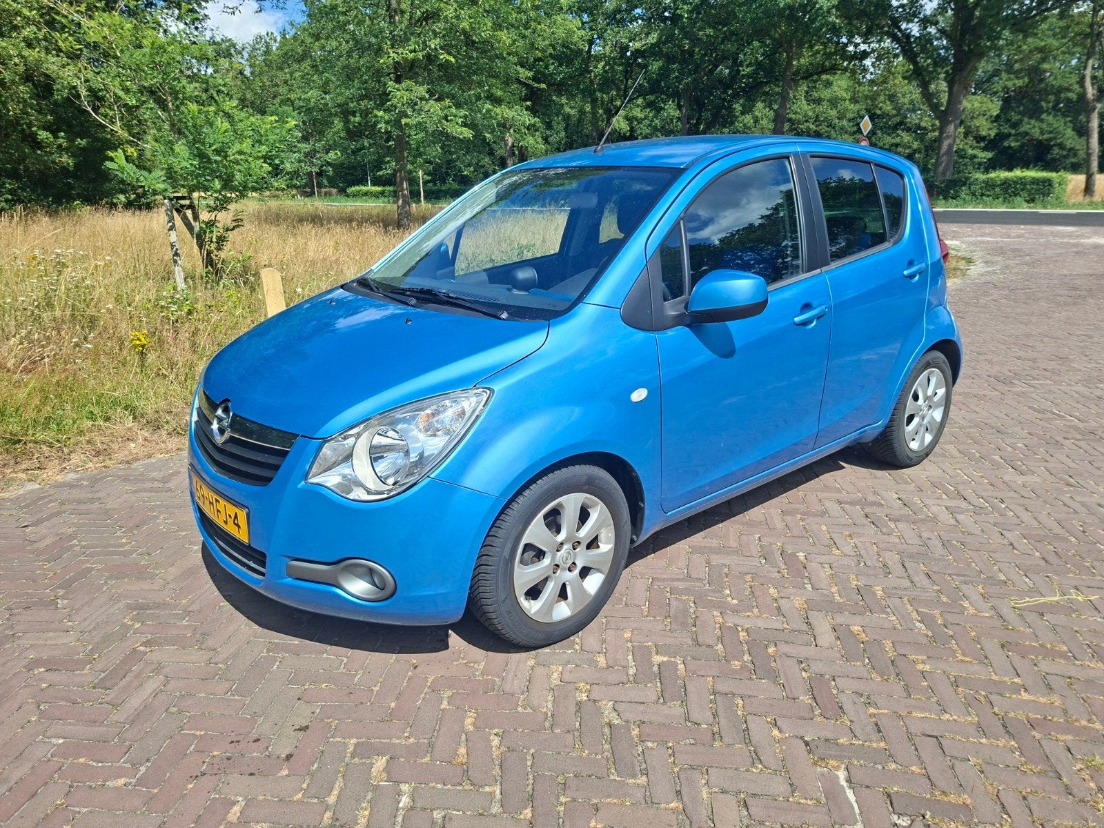 Opel Agila 1.2 enjoy NAP apk 3-2027 Airco hoge instap, Voorwielaandrijving, 40 €/maand, 4 cilinders, 965 kg