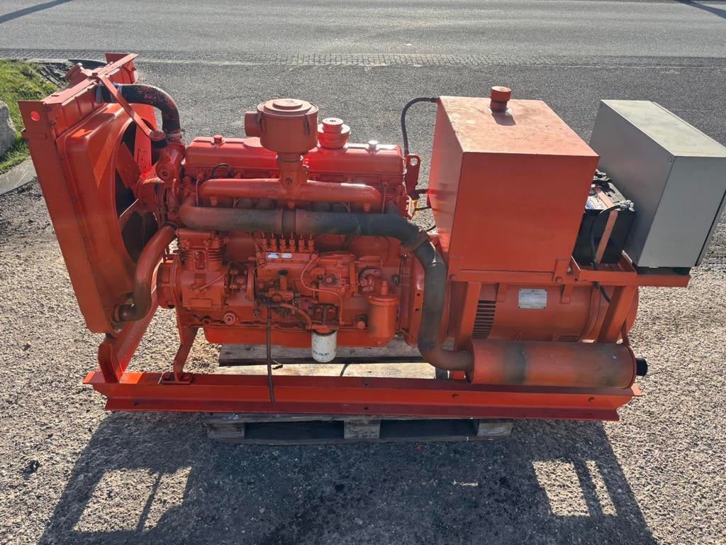 50 KVA aggregaat 230/400 Volt DAF diesel generator, Ophalen, Gebruikt, Elektrisch startend, Dieselolie