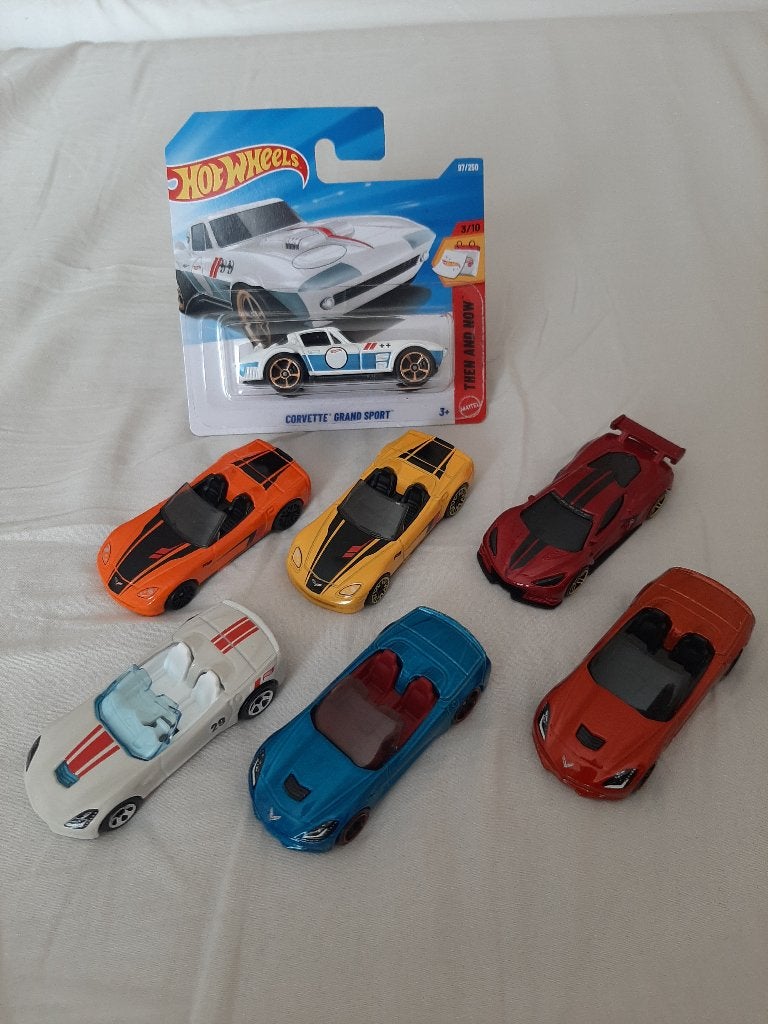 Hotwheels Chevrolet Corvette set., Ophalen of Verzenden, Nieuw, Auto