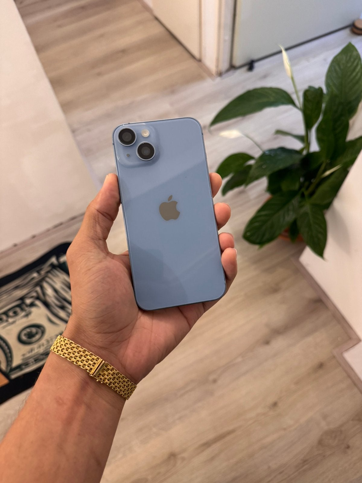 Iphone 14, 128GB , Nette staat batterij 86%, 128 GB, 86 %, Blauw, Ophalen of Verzenden