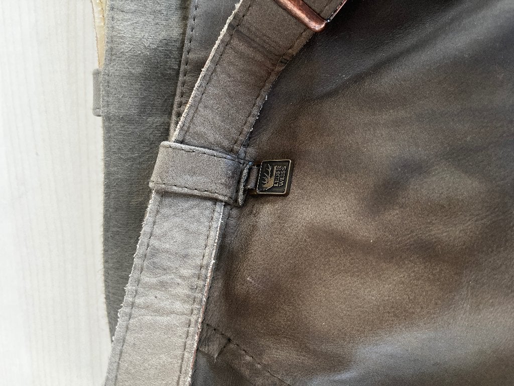 Heren leren broek, Ophalen of Verzenden, Gedragen, Maat 56/58 (XL), Groen