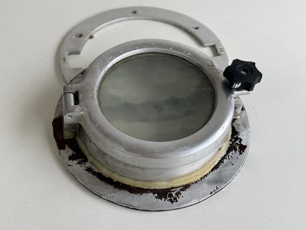 Patrijspoort 23 cm met tegenring, Ophalen of Verzenden, Gebruikt, Overige typen