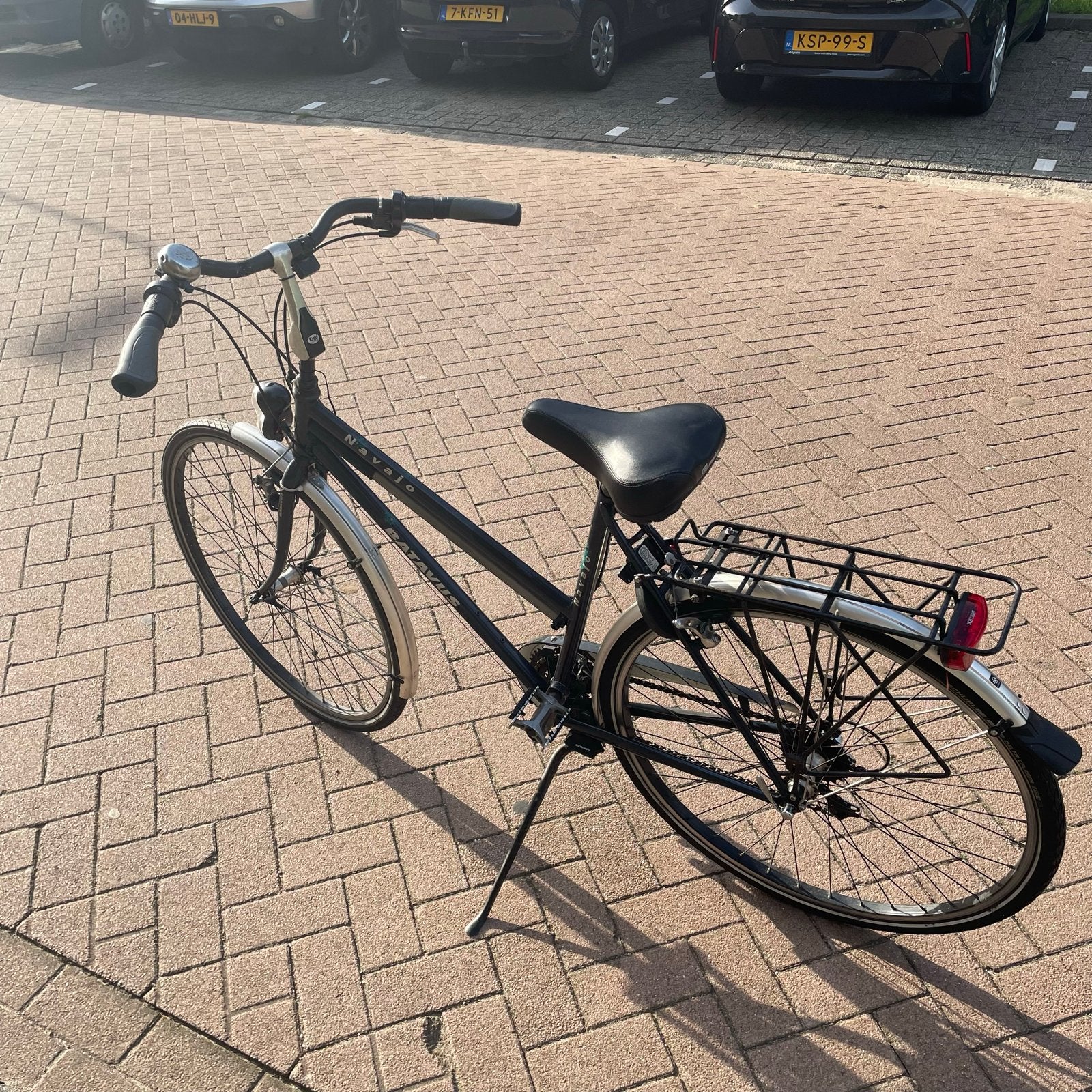 Batavus Navajo Damesfiets - Gebruikt, Fietsen en Brommers, Fietsen | Dames | Damesfietsen, Velgrem, Versnellingen, Batavus, Ophalen of Verzenden