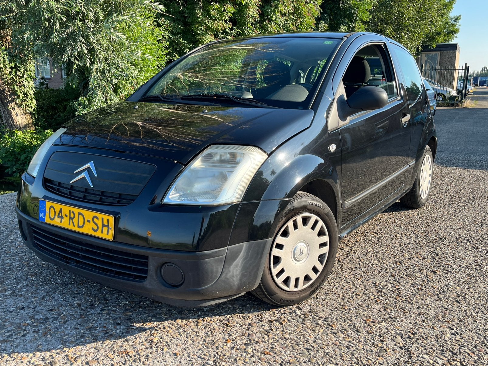 Citroën C2 1.4 I 2005 Zwart / AIRCO / APK / RIJD GOED, Auto's, Citroën, Voorwielaandrijving, 450 kg, 4 cilinders, 4 stoelen