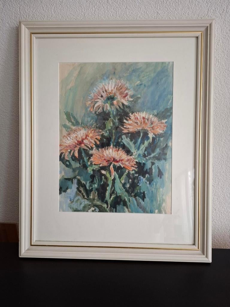 Originele aquarel van Carel Schipper (ingelijst), Ophalen