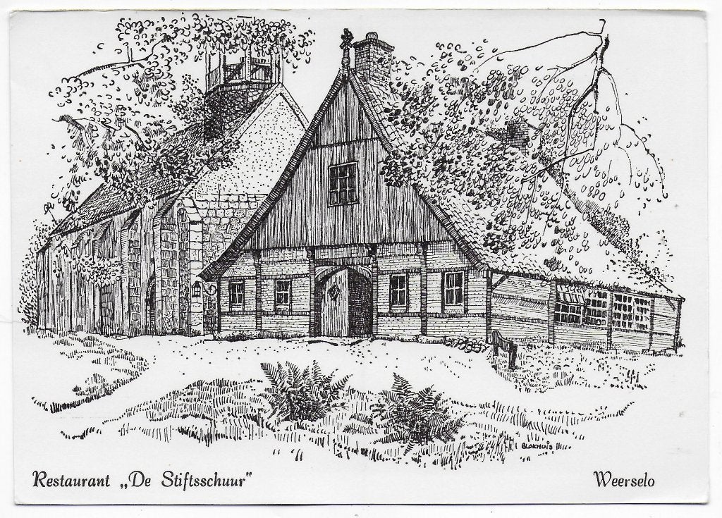 Weerselo Rest De Stiftschuur  Ongelopen Ansichtkaart (B7911), Ophalen of Verzenden, 1980 tot heden, Ongelopen