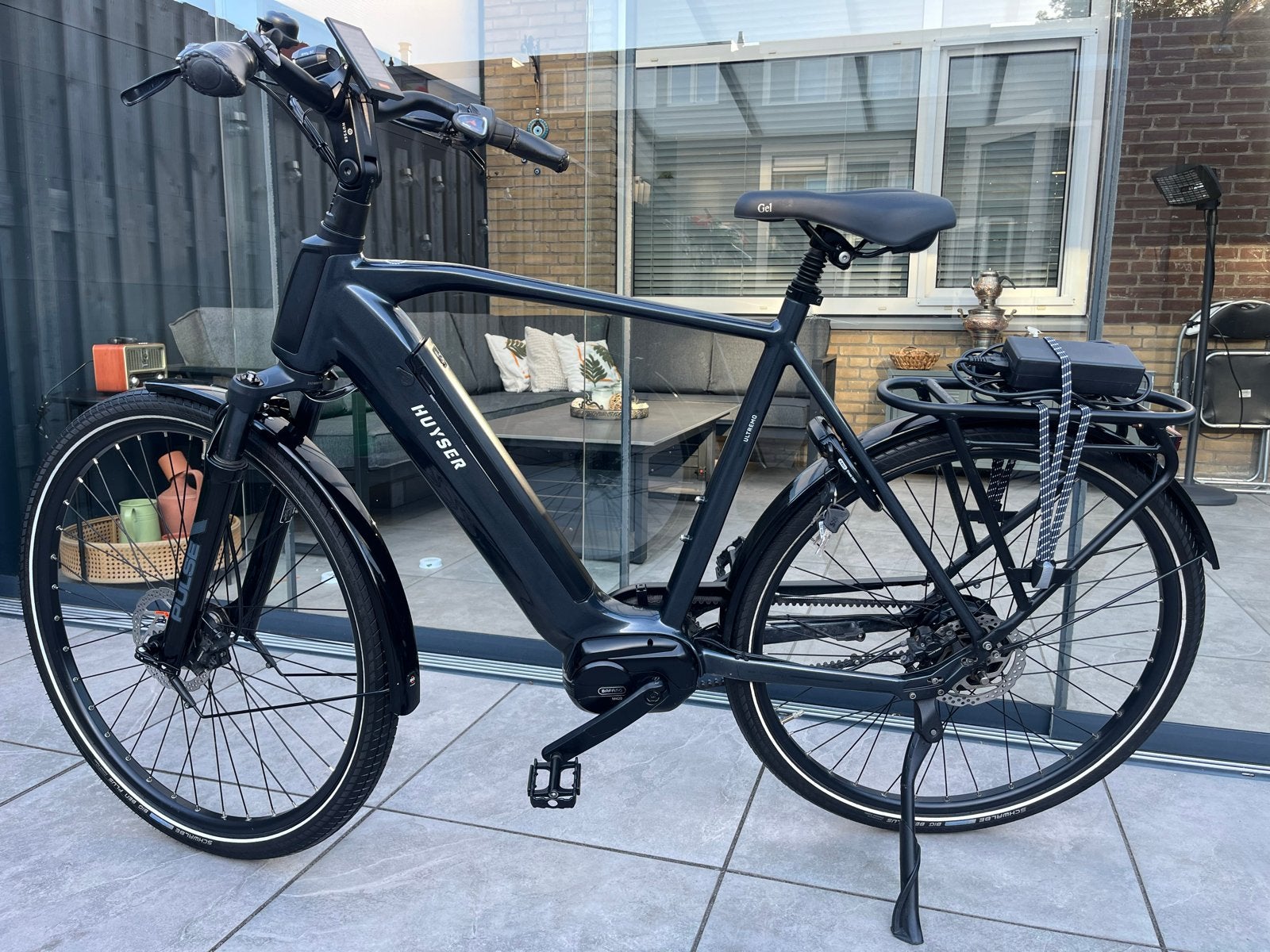 Huyser Elektrische Fiets - Zo goed als nieuw, Zo goed als nieuw, 51 tot 55 cm, 50 km per accu of meer, Ophalen