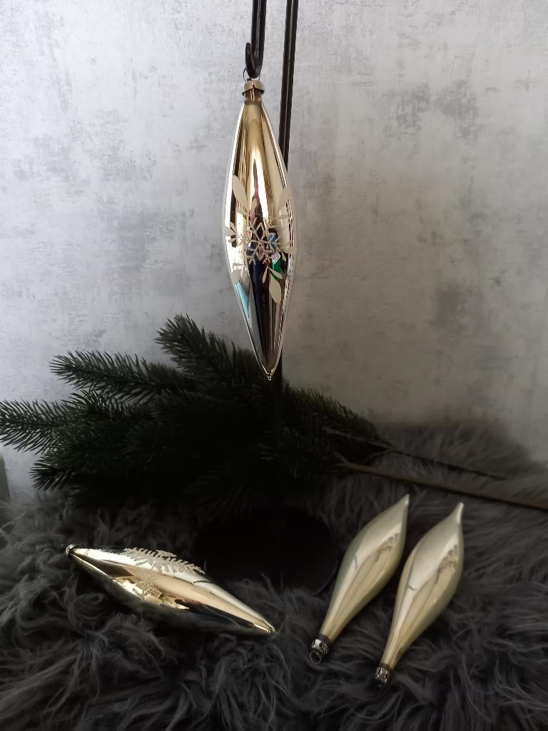 4 Oude Zilveren Pegels, Diversen, Kerst, Ophalen
