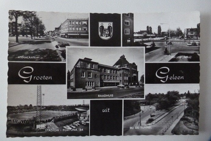 GELEEN Stadion Fortuna 5 luik, Ophalen, 1960 tot 1980, Gelopen, Limburg