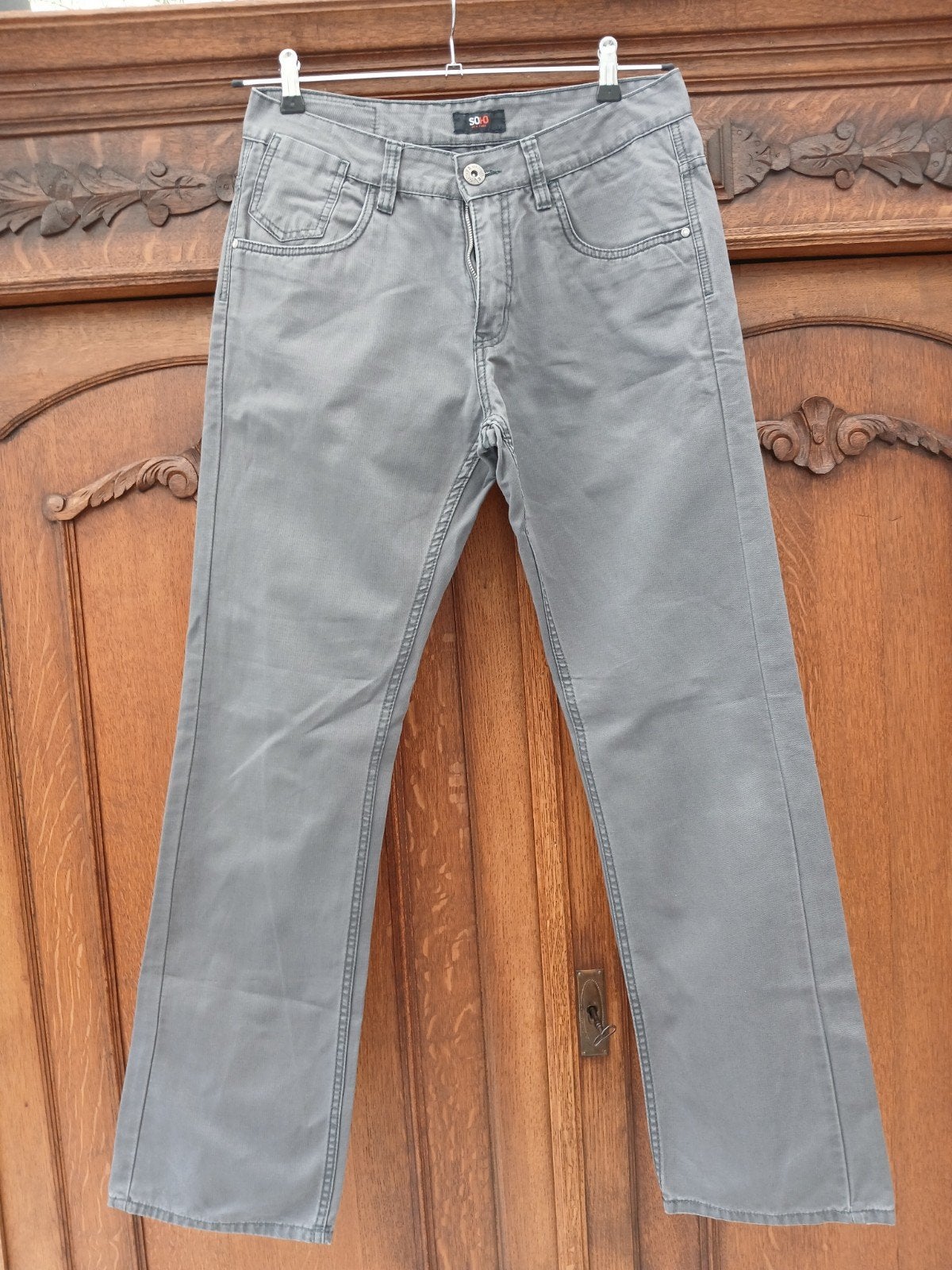 Soho Grijze Jeans Maat 31/34, Kleding | Heren, Spijkerbroeken en Jeans, W32 (confectie 46) of kleiner, Ophalen of Verzenden, Grijs
