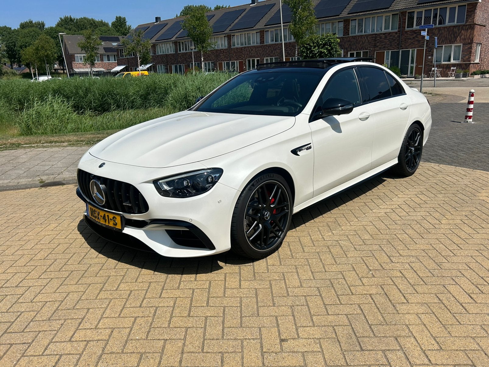Mercedes-Benz E-Klasse E63 S AMG 612pk 4MATIC+ AMG, Auto's, Automaat, 12 cilinders, Wit, 612 pk