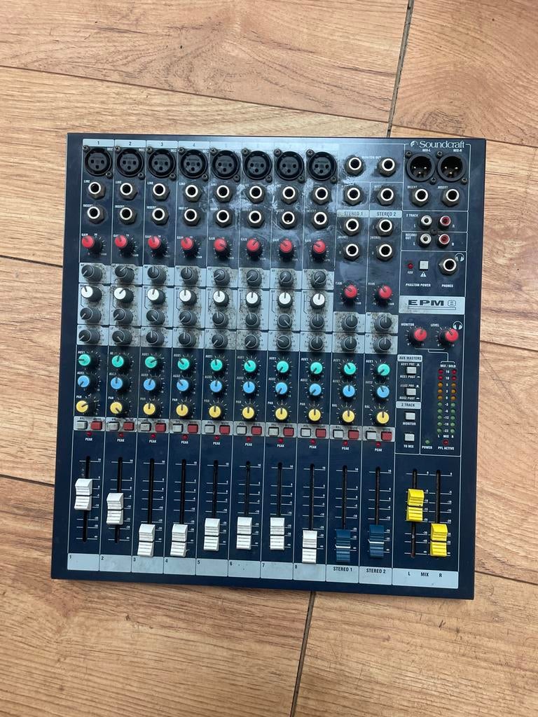 Soundcraft EPM8, Ophalen of Verzenden, Zo goed als nieuw, Overige aantallen, Overige merken