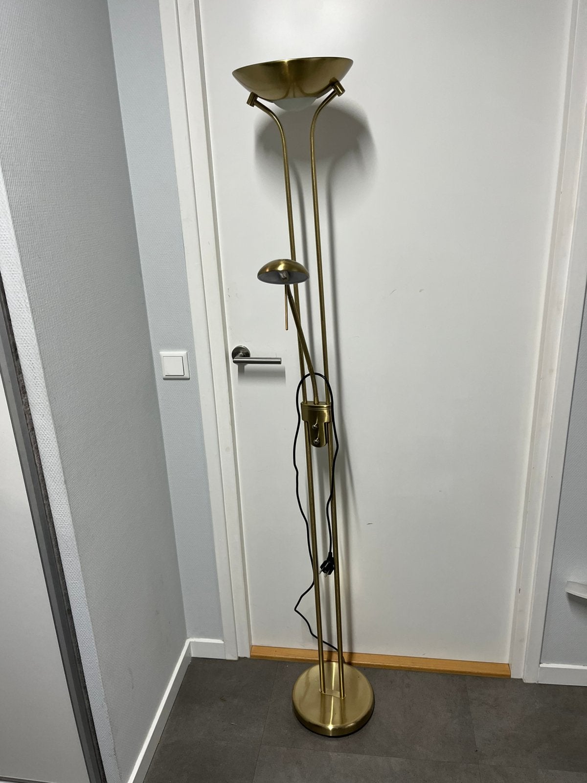 Staande lamp, Ophalen, Overige fittingen, Zo goed als nieuw, Metaal