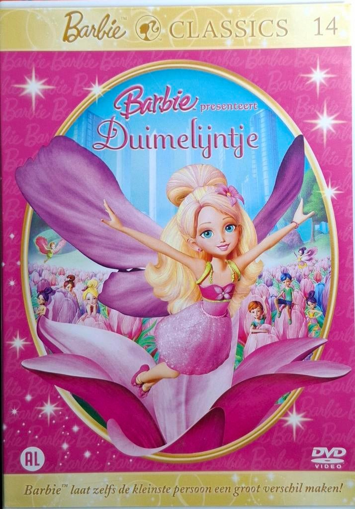 Barbie presenteert Duimelijntje DVD - Krasvrij, Cd's en Dvd's, Dvd's | Kinderen en Jeugd, Avontuur, Alle leeftijden, Ophalen of Verzenden