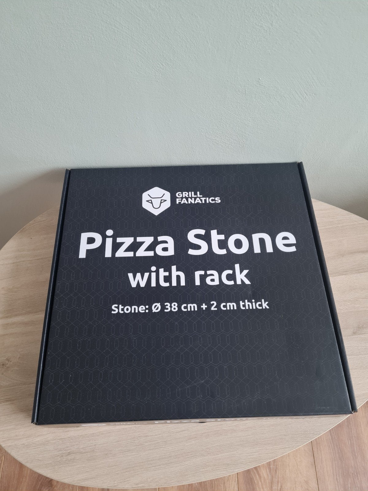 Grill Fanatics Pizzasteen met rek voor BBQ - Nieuw in doos, Ophalen of Verzenden, Nieuw, Grill Fanatics