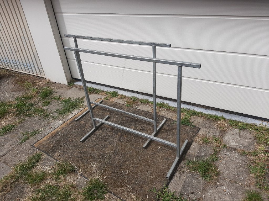 2 schragen metaal marktkraam schragen schraag metaal, Doe-het-zelf en Verbouw, Overige Doe-het-zelf en Verbouw, Ophalen, Gebruikt