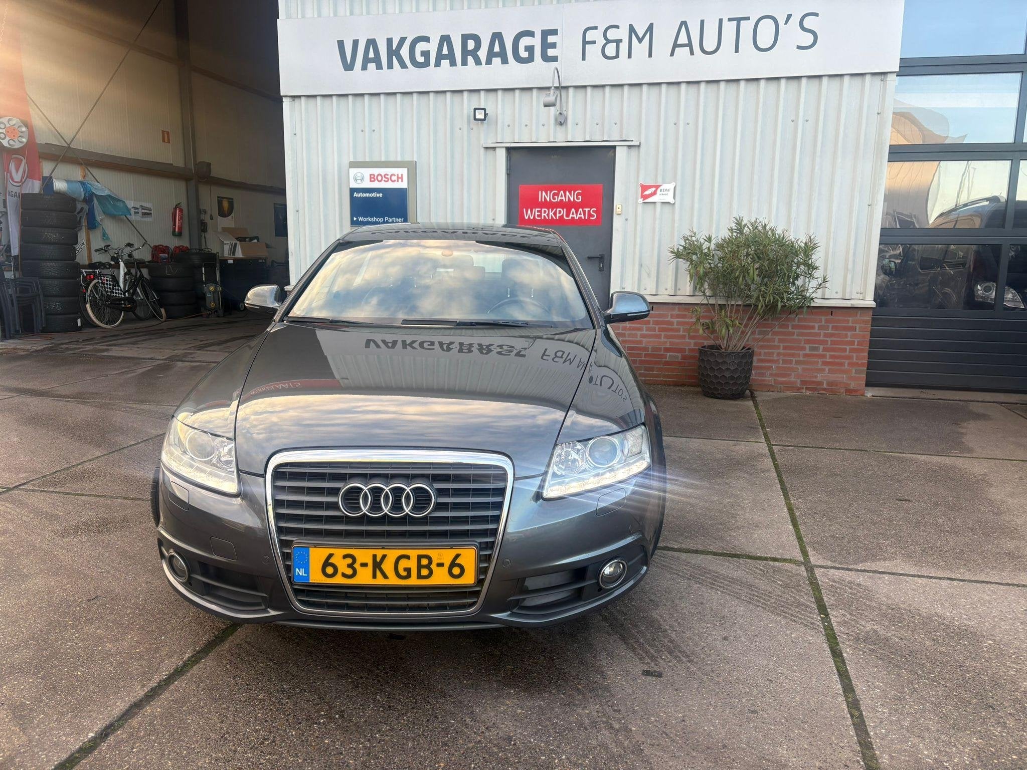 Audi A6 Limousine 2.0 TFSI S edition, Auto's, Euro 5, 1525 kg, Gebruikt, Zwart