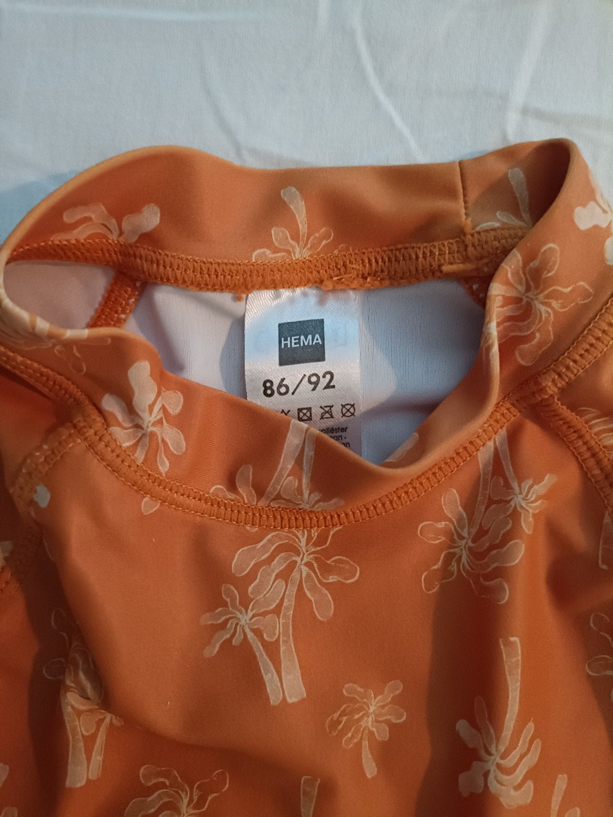 UV zwemkleding set zwembroek uv shirt Hema maat 86 / 92, Kinderen en Baby's, Babykleding | Maat 86, Ophalen of Verzenden, Zo goed als nieuw