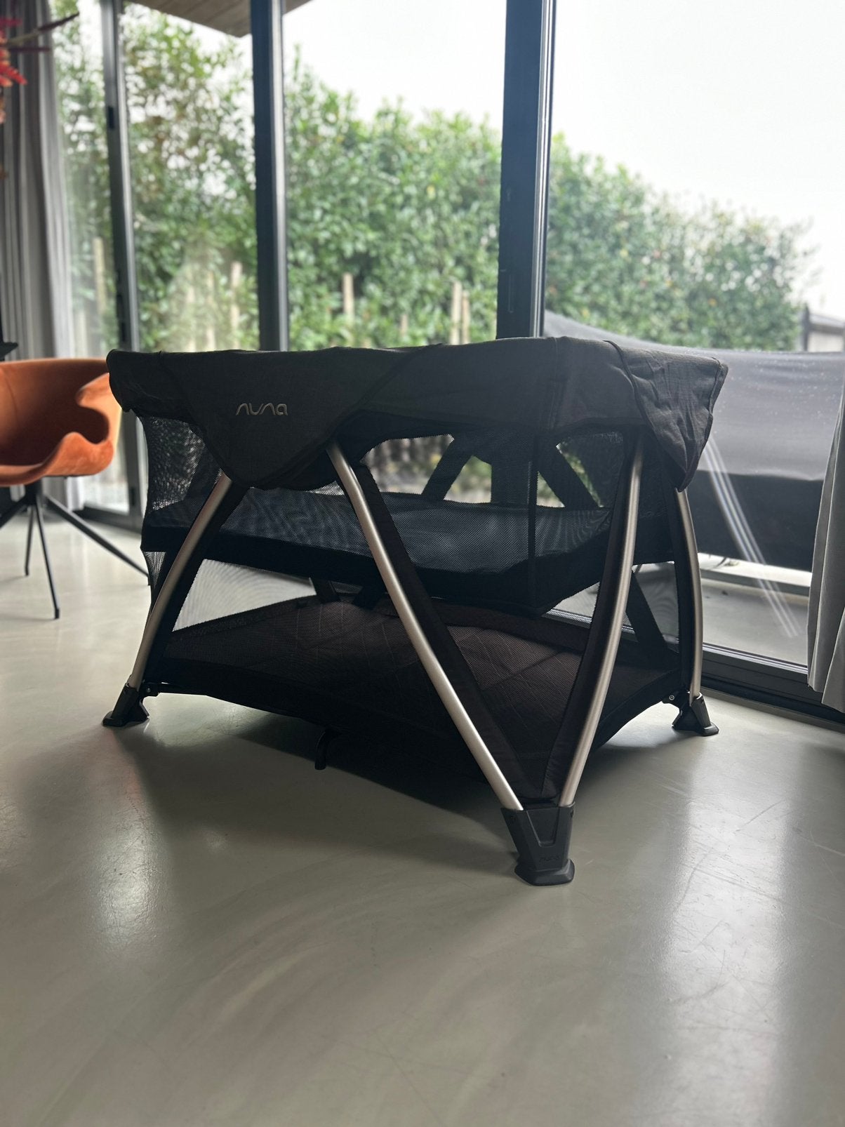 Nuna SENA aire luxe campingbedje reisbedje / zgan!, Ophalen, Zo goed als nieuw, Reisbedje