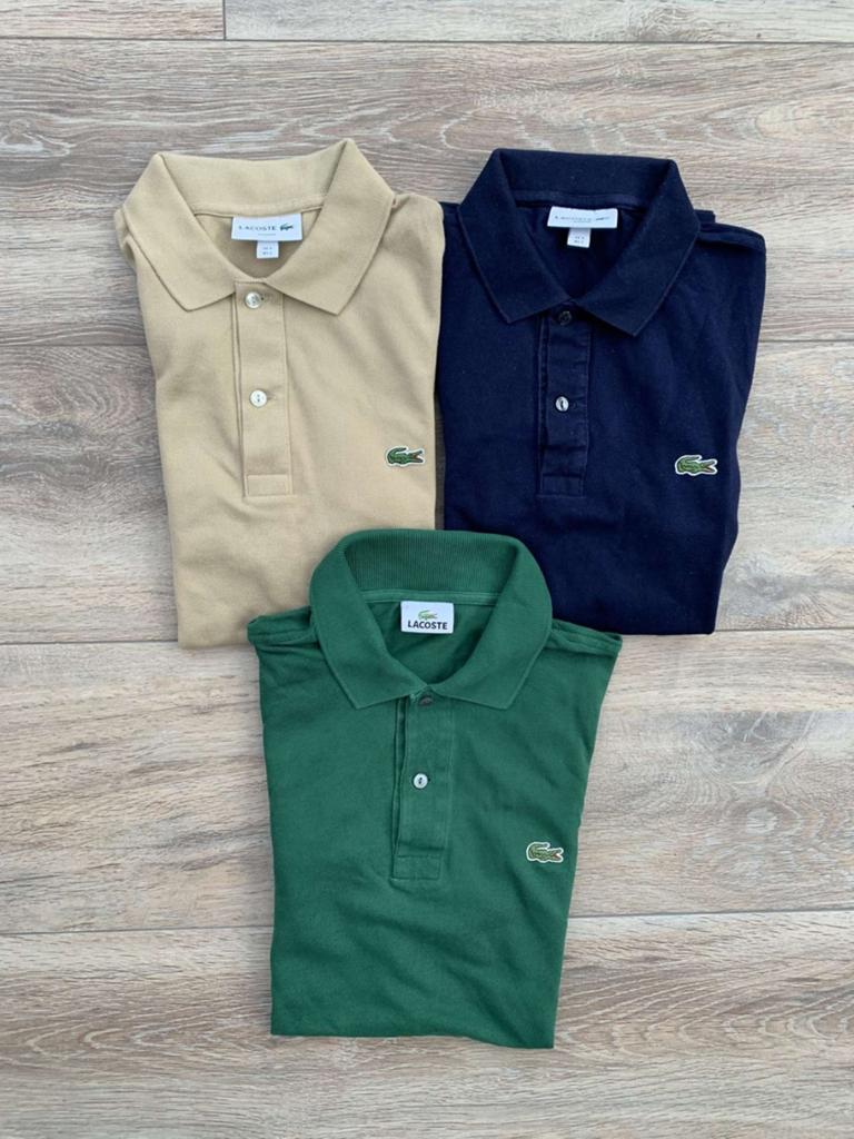 3 Lacoste polo's, Kleding | Heren, Polo's, Ophalen of Verzenden, Zo goed als nieuw, Maat 46 (S) of kleiner, Lacoste