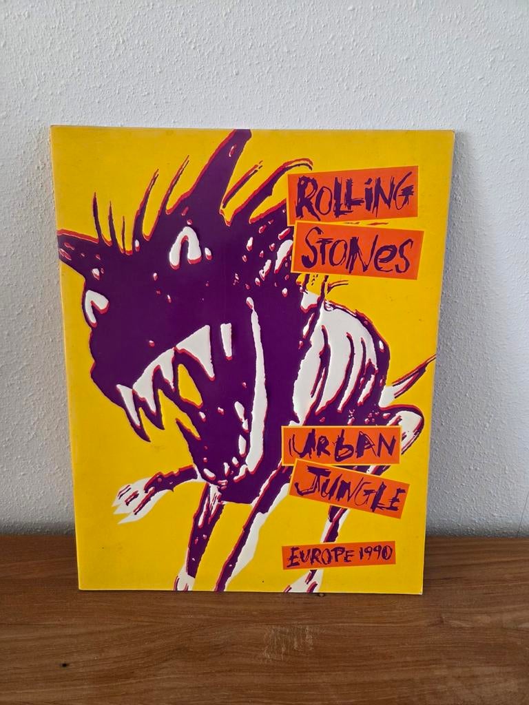Rolling Stones Urban Jungle Europe 1990 Tourboek+3 tickets, Ophalen of Verzenden, Zo goed als nieuw, Artiest, The Rolling Stones