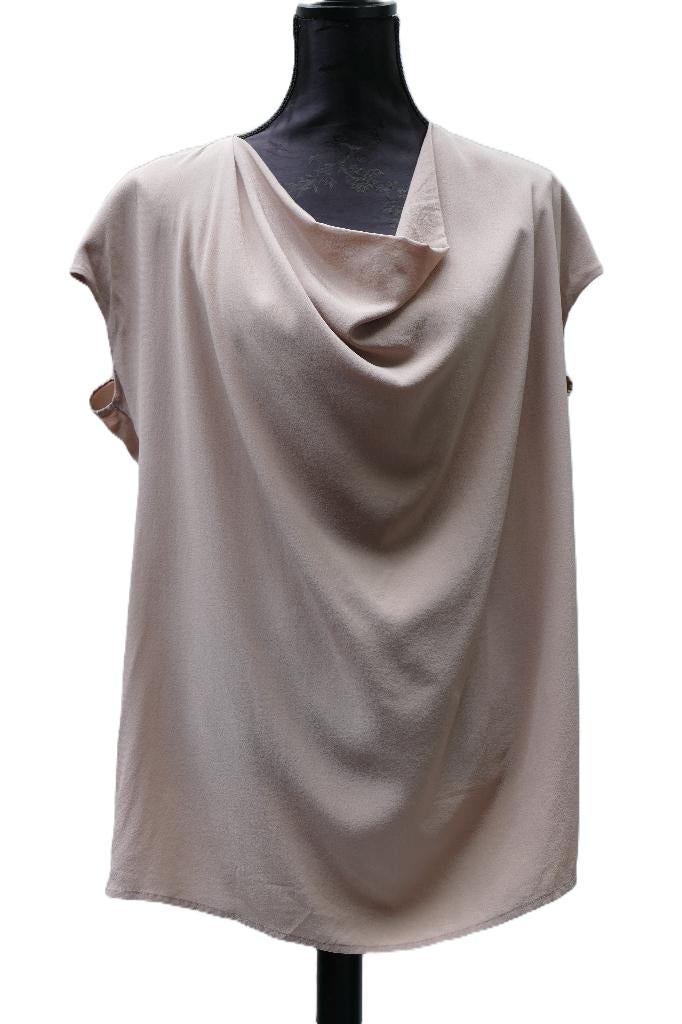 FABIANA FILIPPI zijden top maat 40/42, Verzenden, Beige, Maat 42/44 (L), Zo goed als nieuw