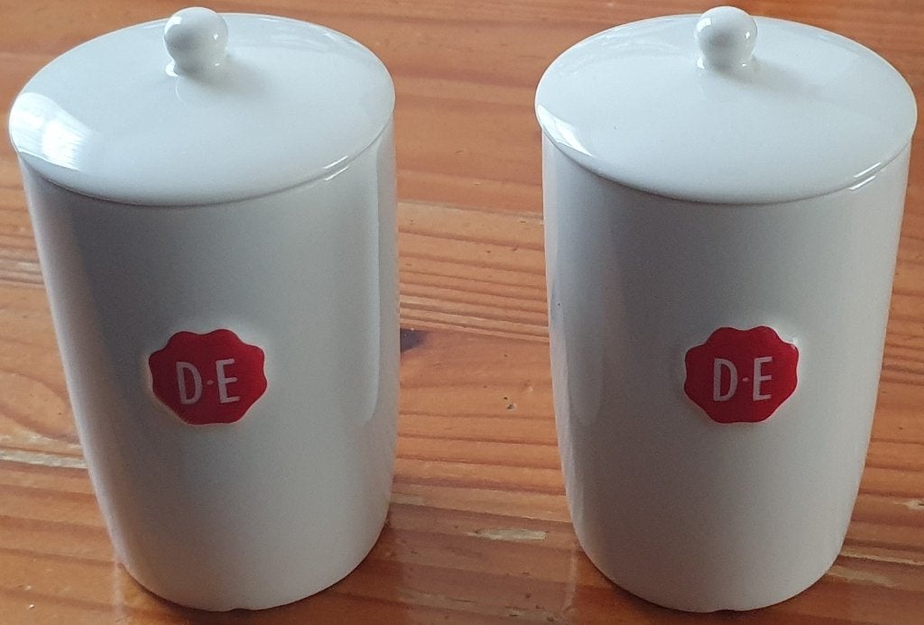 Douwe Egberts voorraadpotten, Antiek en Kunst, Ophalen of Verzenden