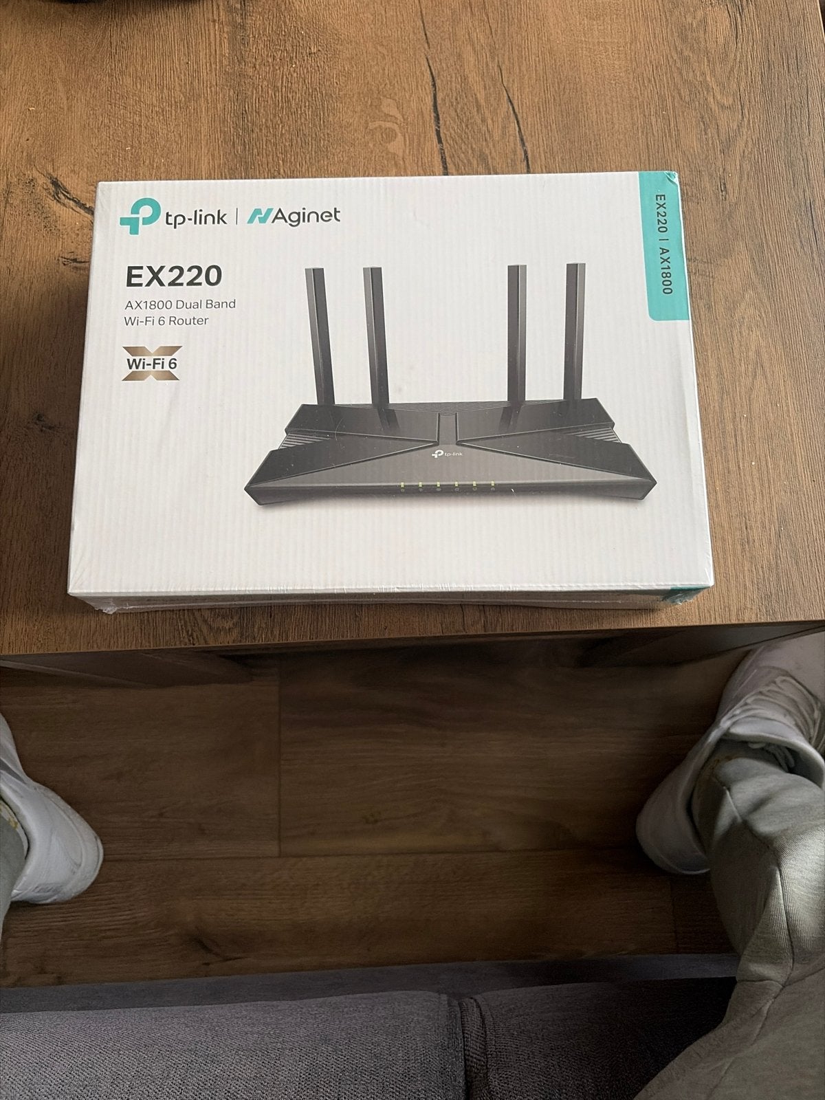 TP-Link Aginet EX220 AX1800 Dual Band Wi-Fi 6 Router, Ophalen, Nieuw, Router
