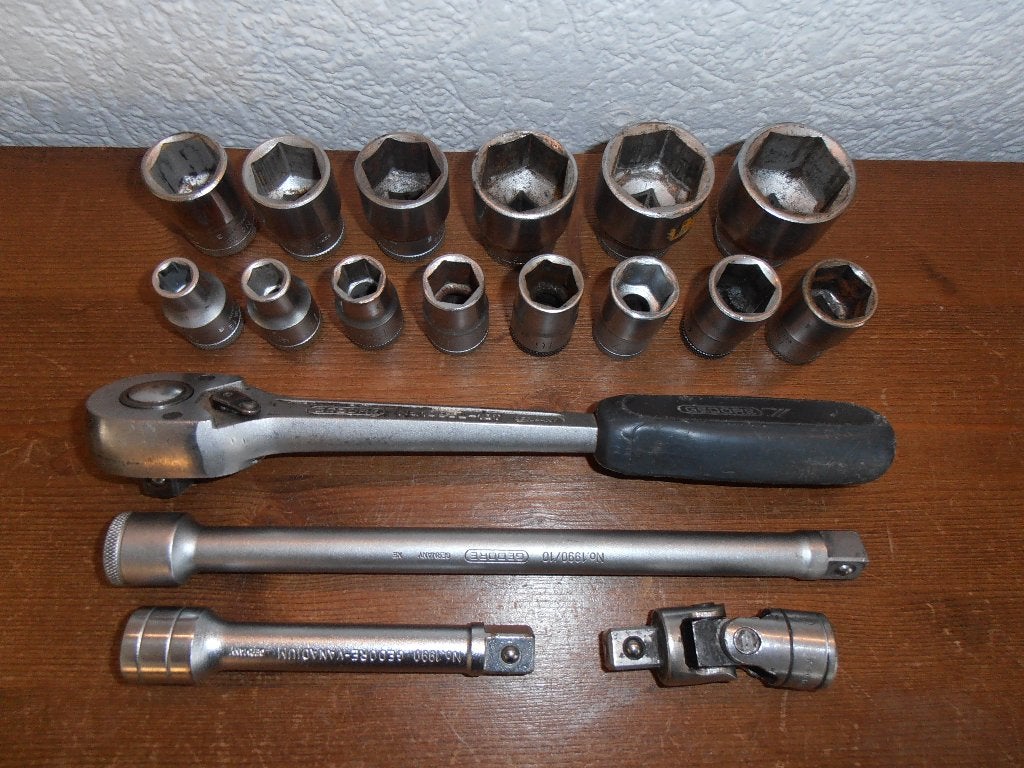 Gedore doppenset gereedschapset., Ophalen of Verzenden, Gebruikt
