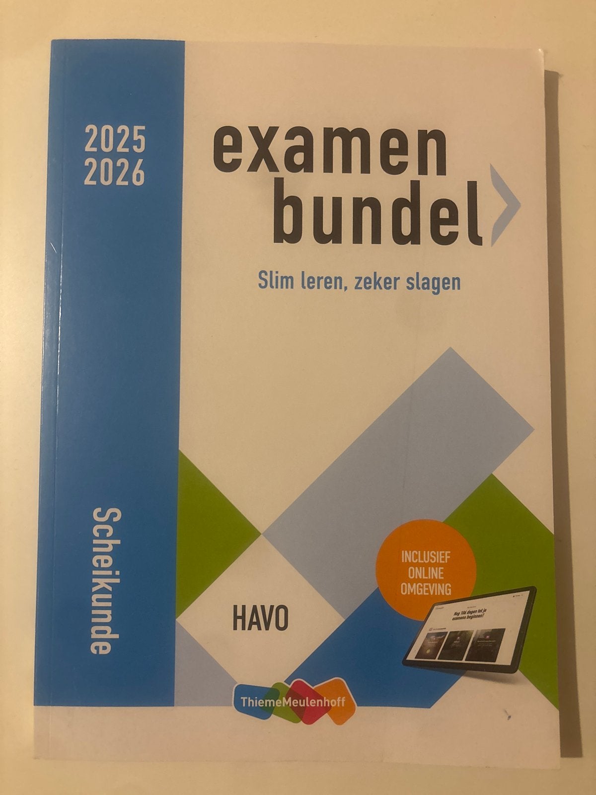 Examenbundel Scheikunde HAVO 2025/2026, Boeken, Ophalen of Verzenden, Nieuw, HAVO, Scheikunde