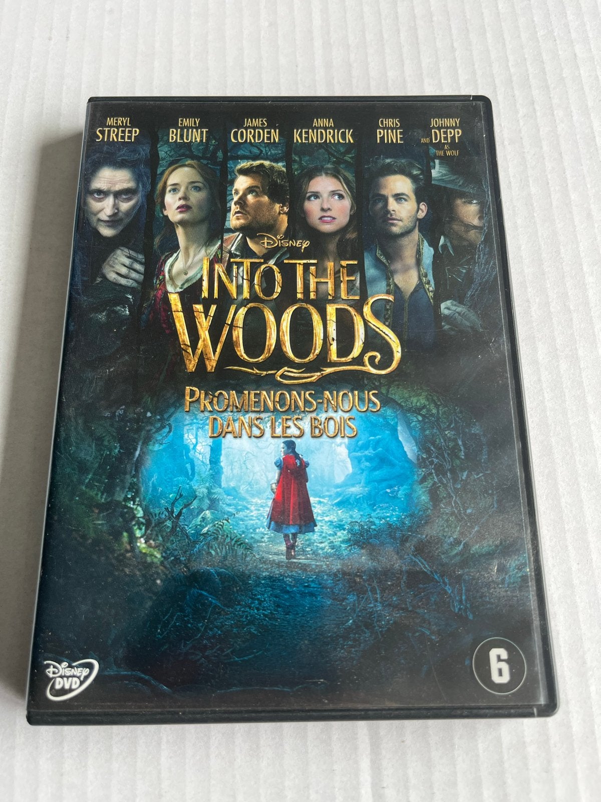 Into the Woods - Disney DVD (Meryl Streep), Nederlands, Ophalen of Verzenden, Vanaf 6 jaar, Gebruikt