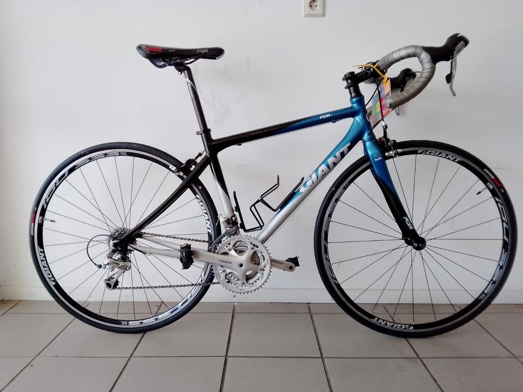 Giant FCR1 racefiets (maat s), Ophalen, 28 inch, Gebruikt, Velgrem