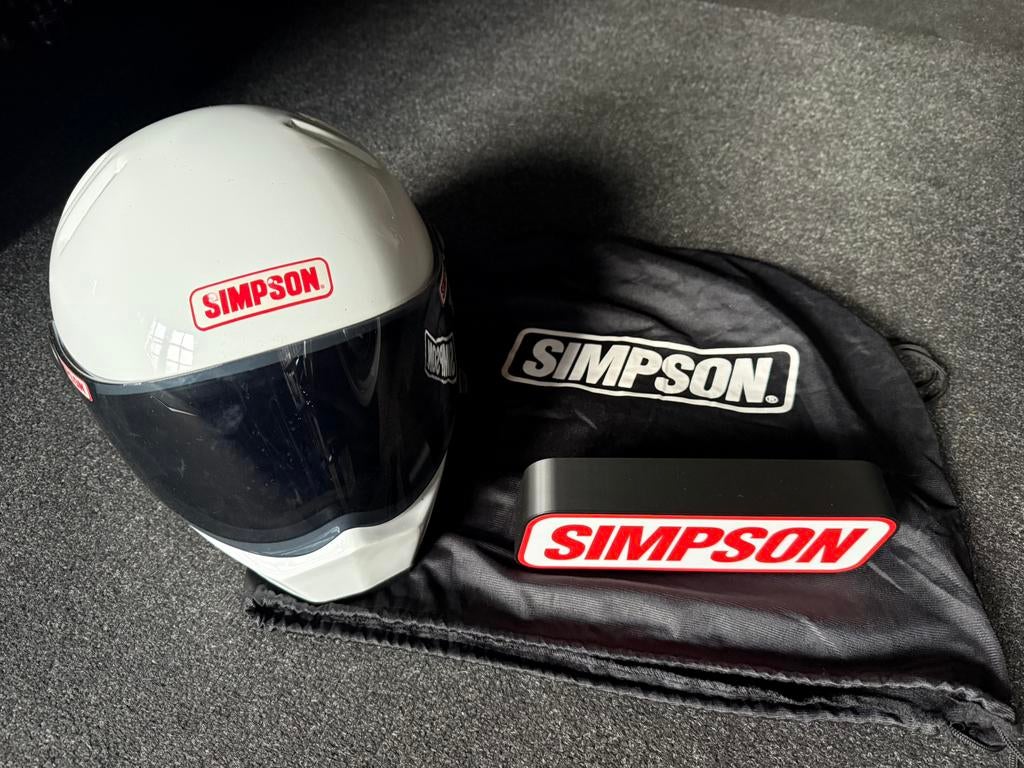 Simpson race wear led lampje, Motoren, Ophalen of Verzenden, Nieuw met kaartje, Integraalhelm, Overige merken