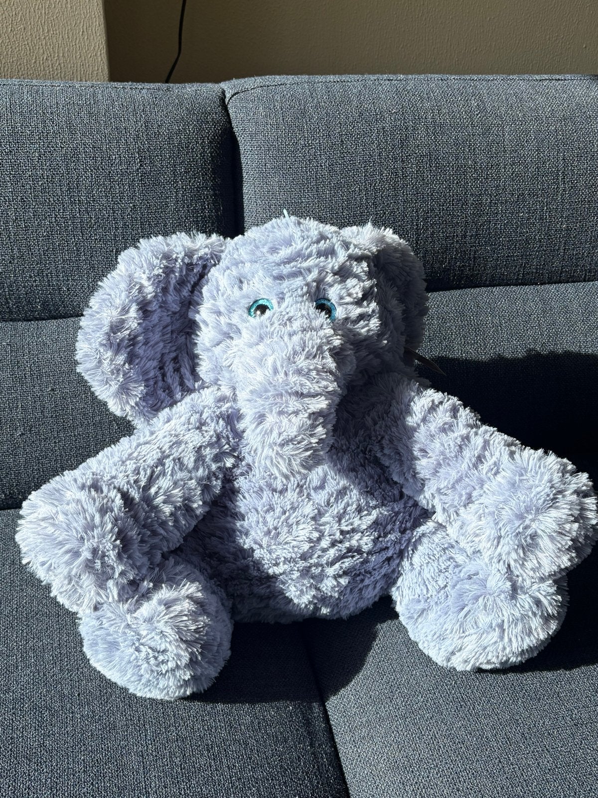 Grijze Olifant Knuffel, Grijs, Ophalen of Verzenden, Zo goed als nieuw, Middelgroot (20 tot 80 cm)