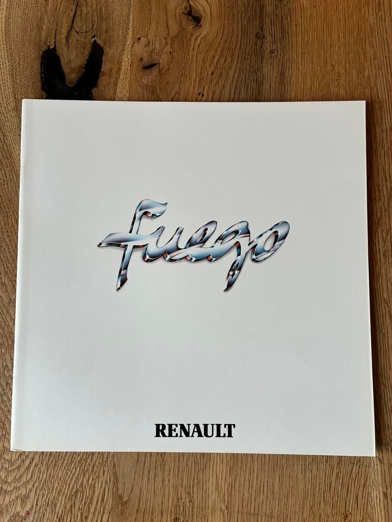 Renault Fuego brochure, Ophalen of Verzenden, Zo goed als nieuw, Renault