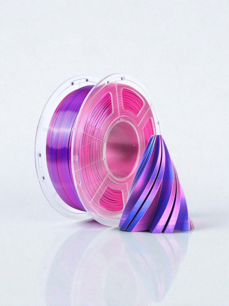 PLA Silk filament 1.1kg blauw paars 1,75mm Red Blue Jayo, Ophalen of Verzenden, Nieuw, Filamentrollen