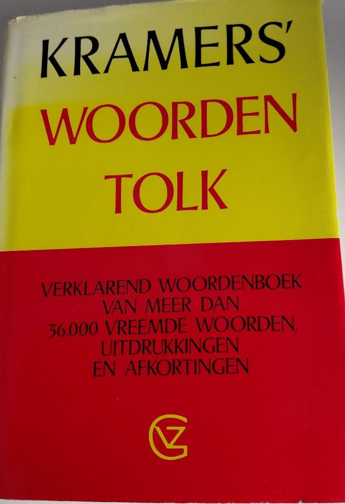 Kramers' Woorden Tolk - Verklarend Woordenboek, Ophalen, Nederlands, Zo goed als nieuw, Kramers