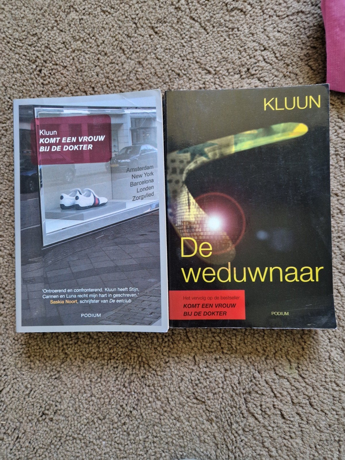 Kluun: Komt een vrouw bij de dokter & De weduwnaar, Ophalen of Verzenden, Zo goed als nieuw, Kluun, Nederland