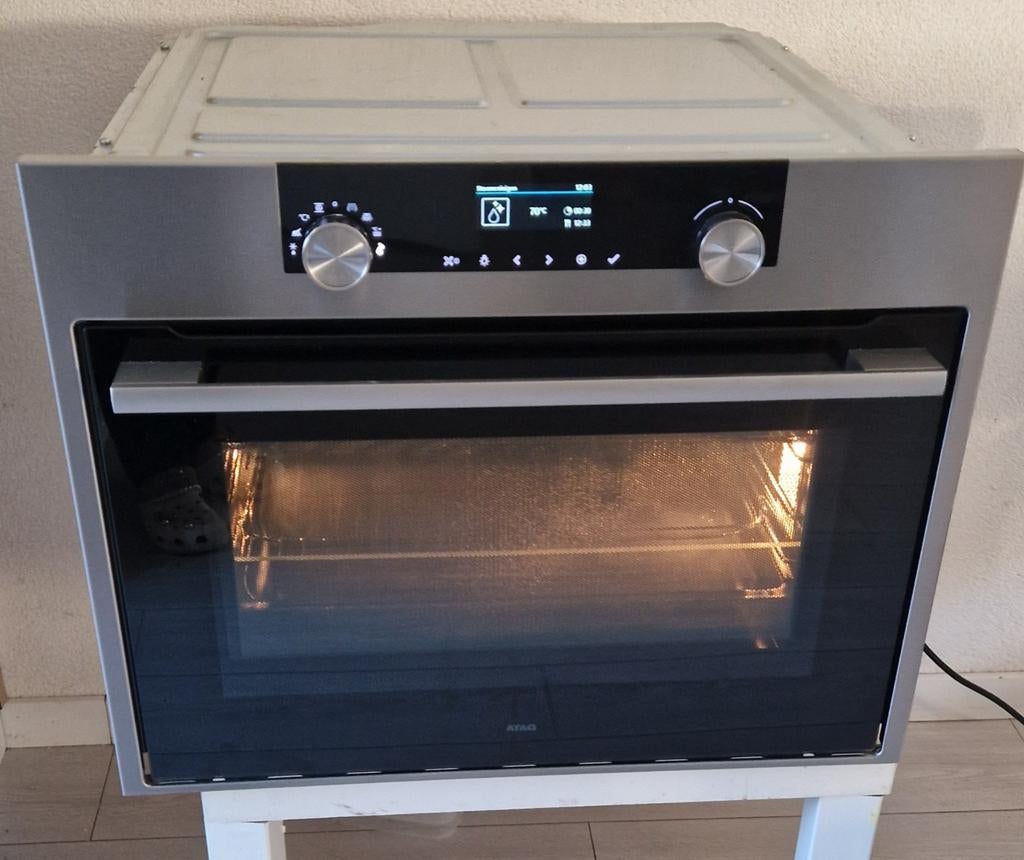 Atag inbouw combi magnetron, Ophalen, Draaiplateau, 45 tot 60 cm