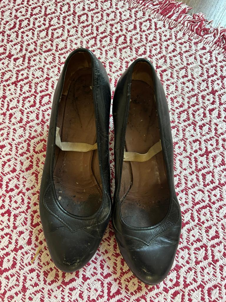 Flamenco schoenen, Ophalen of Verzenden, Gedragen, Zwart, Dansschoenen