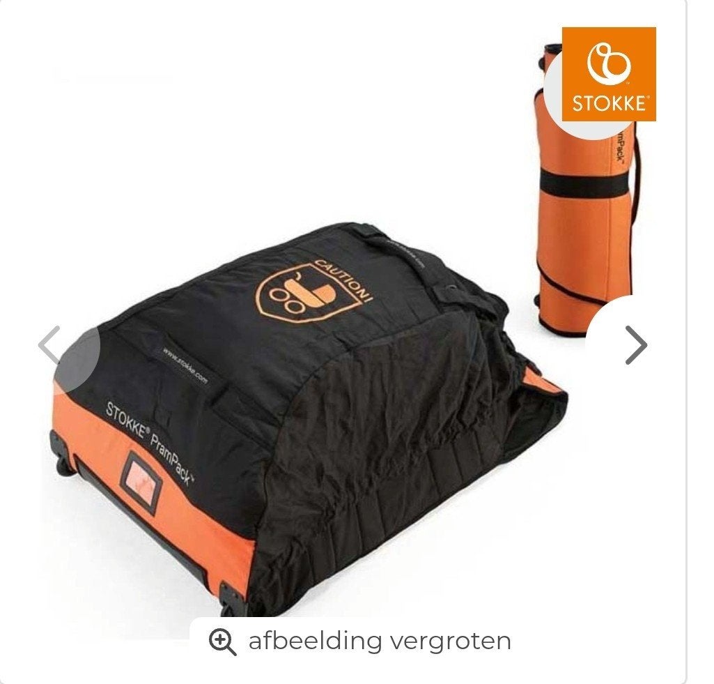 Stokke PramPack reistas voor kinderwagen, Ophalen, Zo goed als nieuw, Kinderwagen, Overige merken