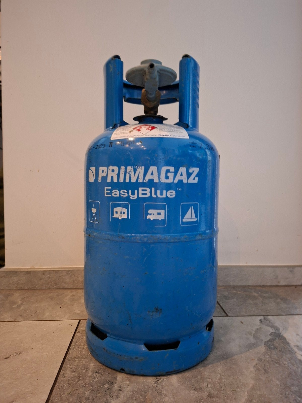 Gasfles Primagaz 7,3 kg, Ophalen