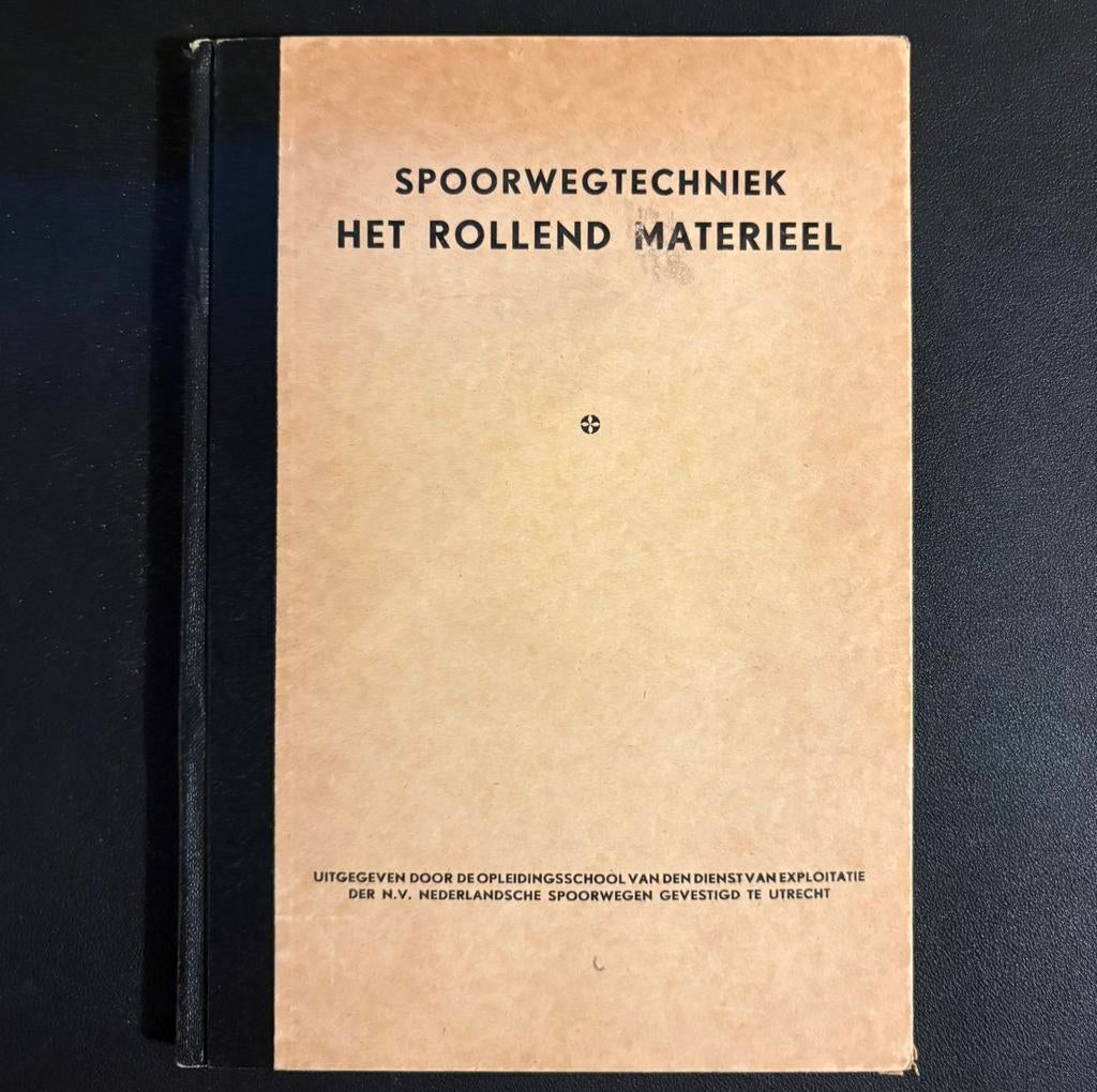 Spoorwegtechniek - het rollend materieel (1943), Ophalen of Verzenden, Gebruikt, Trein, Boek of Tijdschrift